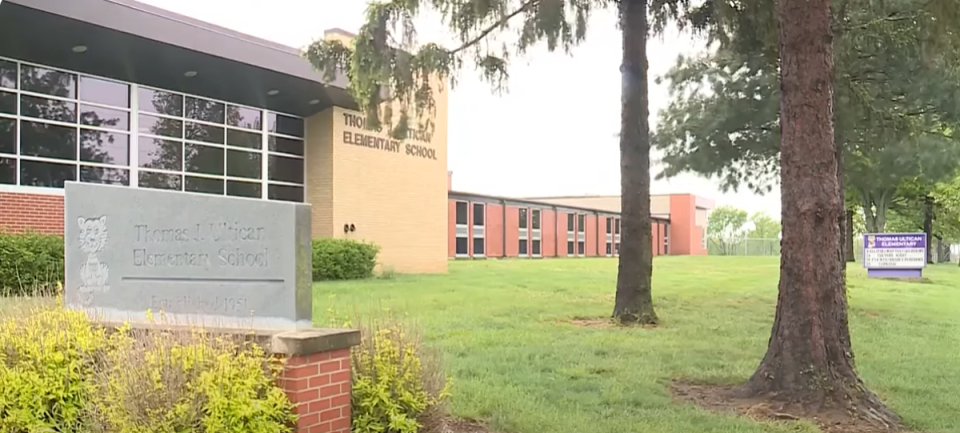 Daken was able to pay off the entire lunch money debt at Thomas Ultican Elementary School (pictured) as well as helping out a local high school too (KMBC9)