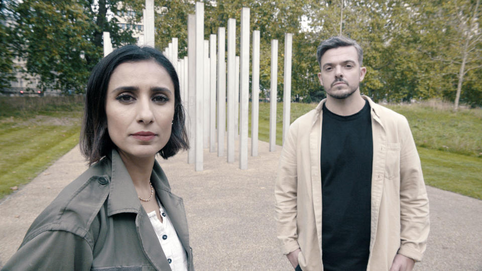 Saved By a Stranger - Anita Rani and Karl. (BBC/Blink Films/Toby Trackman)