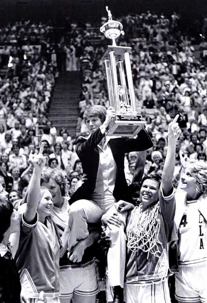 Billie Jean Moore led Cal-State Fullerton women's basketball team to the 1970 national championship and did the same for UCLA in 1978.