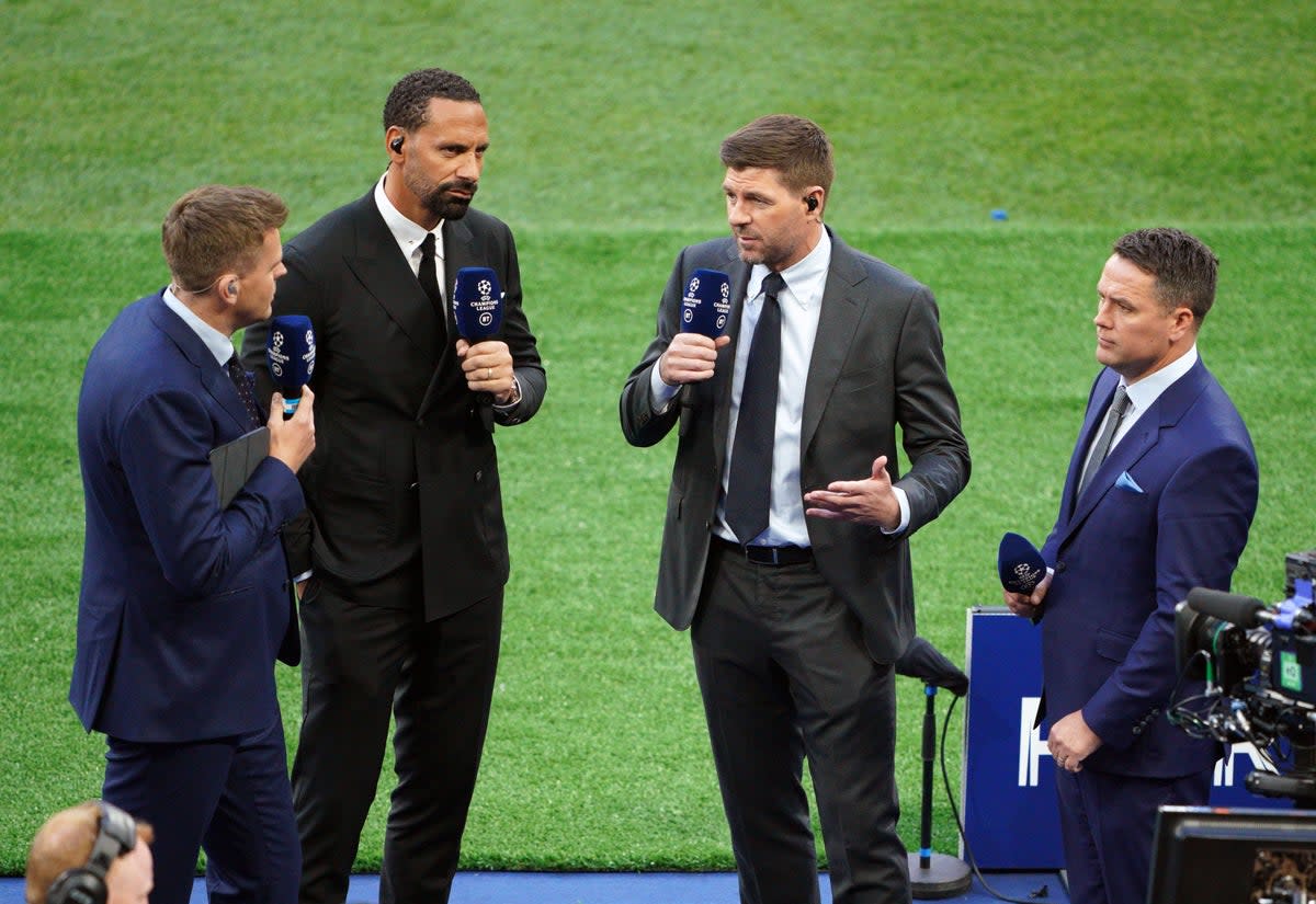 Bt Sport pundits discuss the Champions League final (PA)