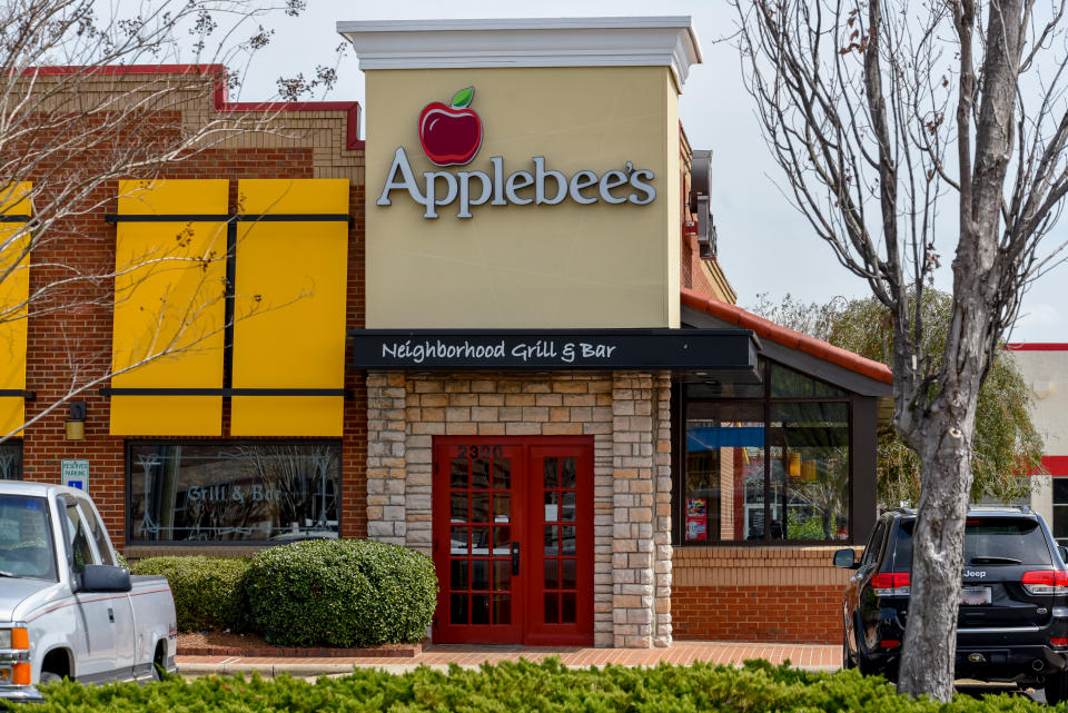 Wilson, NC / March 29, 2018: An Applebee's Neighborhood Grill & Bar location is open in Wilson, North Carolina.