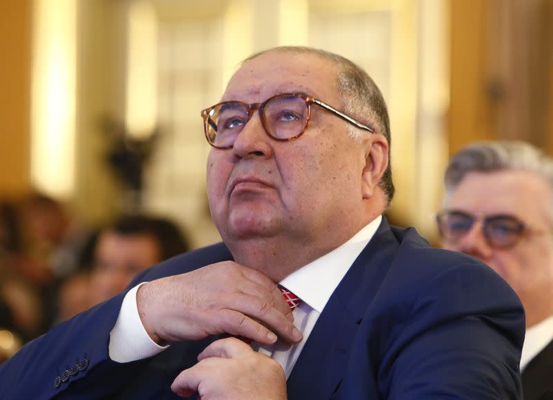 Founder of USM Holdings Usmanov attends session during Week of Russian Business in Moscow