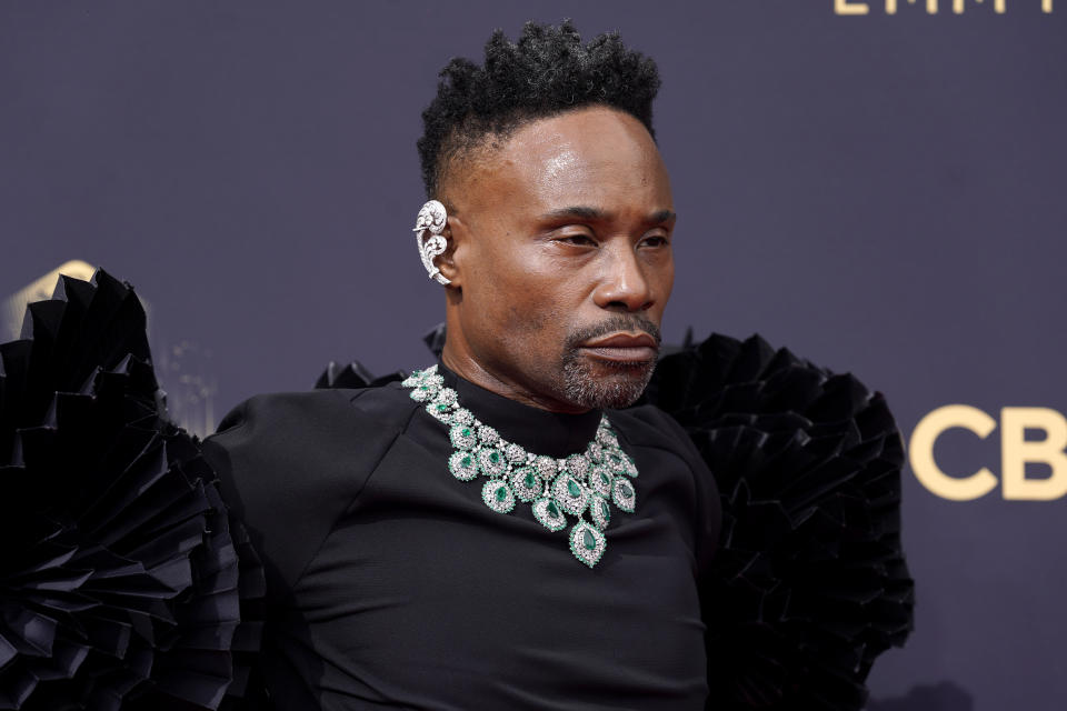 Billy Porter arrives at the 73rd Primetime Emmy Awards. - Credit: Chris Pizzello/Invision/AP