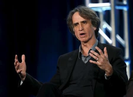 Director Jay Roach speaks at a panel for the HBO film "All The Way" during the Television Critics Association Cable Winter Press Tour in Pasadena, California, January 7, 2016. REUTERS/Mario Anzuoni