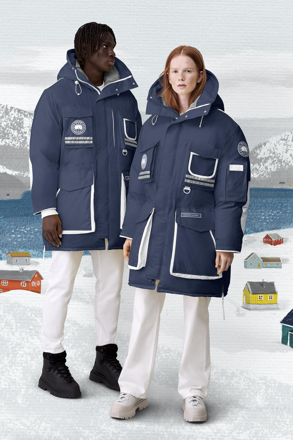 Looks from Canada Goose’s The Icons Northern Lights capsule. - Credit: courtesy