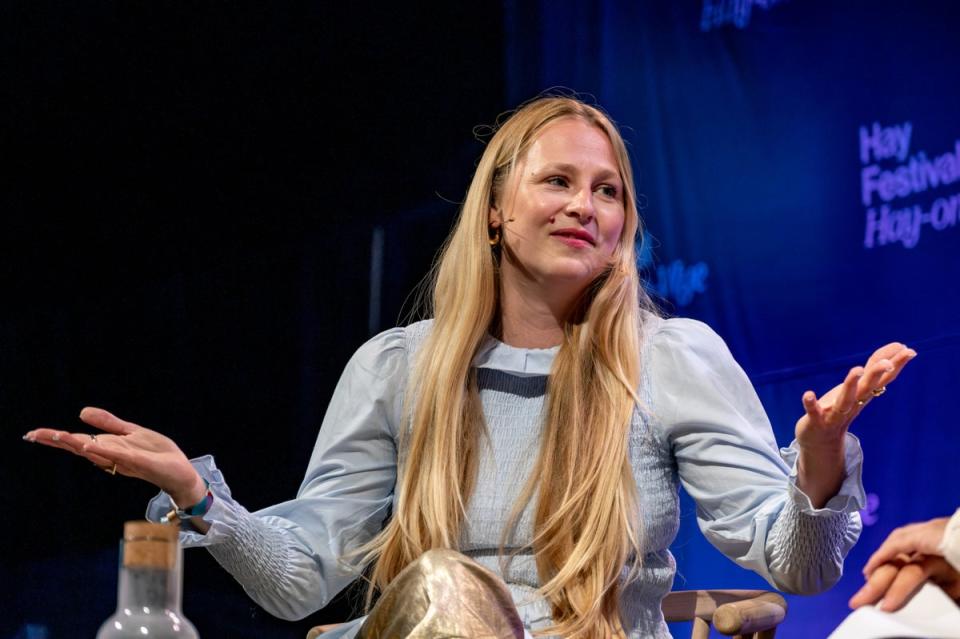 Coco Mellors talks to Jack Edwards at Hay Festival (Adam Tatton-Reid and Hay Festival)