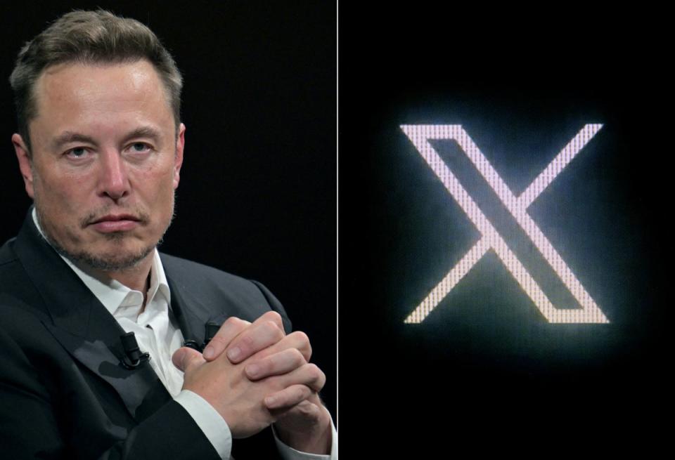 Musk bought social media platform Twitter in October 2022, renaming it X (AFP via Getty Images)
