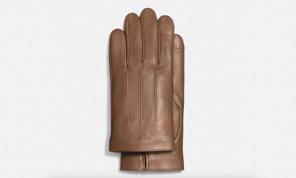 Leather Gloves (Photo via Coach Outlet)