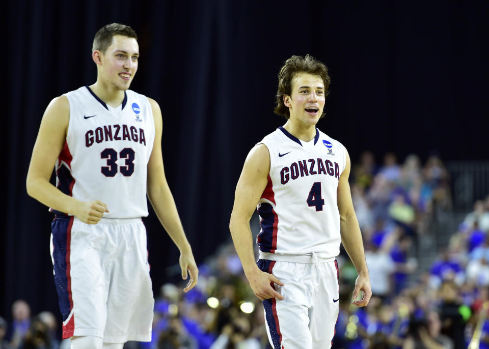 Kyle Wiltjer and Kevin Pangos, Gonzaga Bulldogs (Bob Donnan/USA TODAY Sports)