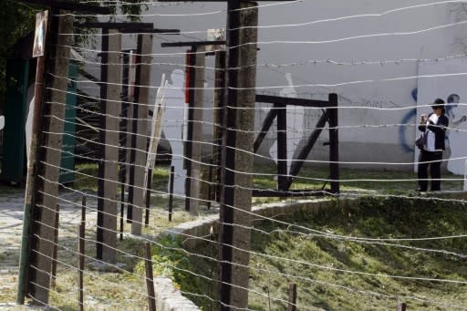 Part of the Iron Curtain was put on display for the 20th anniversary in 2009 of the 'Paneuropean picnic'