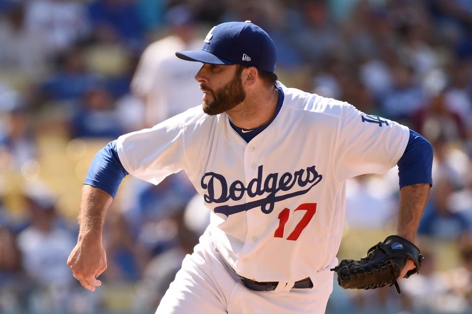 No longer a starter, Brandon Morrow is hitting 100 miles per hour again as a reliever for the Dodgers. (Photo by Lisa Blumenfeld/Getty Images)