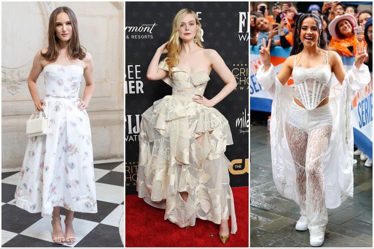 Natalie Portman, Elle Fanning y Becky G supieron llevar la tendencia coquette a otro nivel