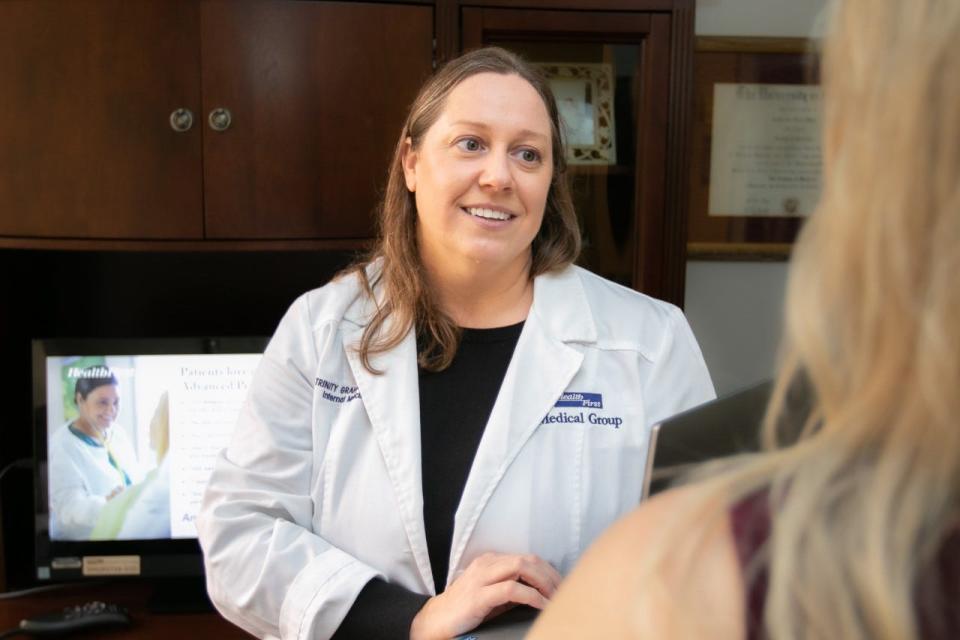 Trinity Graham, an advanced practice registered nurse working in Health First's long-COVID program, said medical practitioners in the program  work with patients on symptom management, "and really focusing on improving quality of life."