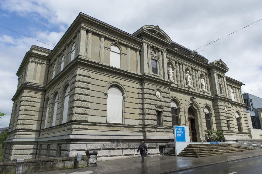 FILE- This May 7, 2014 file picture shows an exterior view of the Kunstmuseum in Bern. The Munich state court said Thursday, Dec. 15, 2016 that Cornelius Gurlitt's will is valid, rejecting a case brought by his cousin Uta Werner who claimed the 81-year-old wasn't mentally fit when he wrote it. The vast trove of art which the German collector kept hidden from the world for decades can go to the Swiss museum. (AP Photo/Keystone, Gian Ehrenzeller, File)