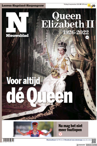 Elle sera “pour toujours LA Queen”, titre le quotidien en néerlandais “Het Nieuwsblad”&nbsp;. Het Nieuwsblad