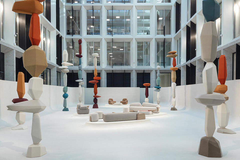 An installation by Cristián Mohaded for Loro Piana Interiors