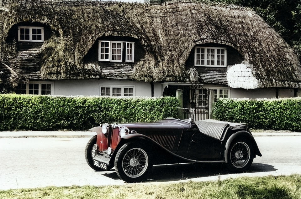 <p>With the end of the war, MG put the T-Type back into production as the TC. Although it was essentially a wider version of the TB with rubber bush shackles rather than sliding trunnion spring mountings, the TC was faster, thanks to the XPAG engine with twin carburettors and a four-speed gearbox with synchromesh on all forward gears. Despite being right-hand drive only, the TC was the <strong>first MG to be exported to the US</strong>, which helped production to reach 10,000 units.</p>