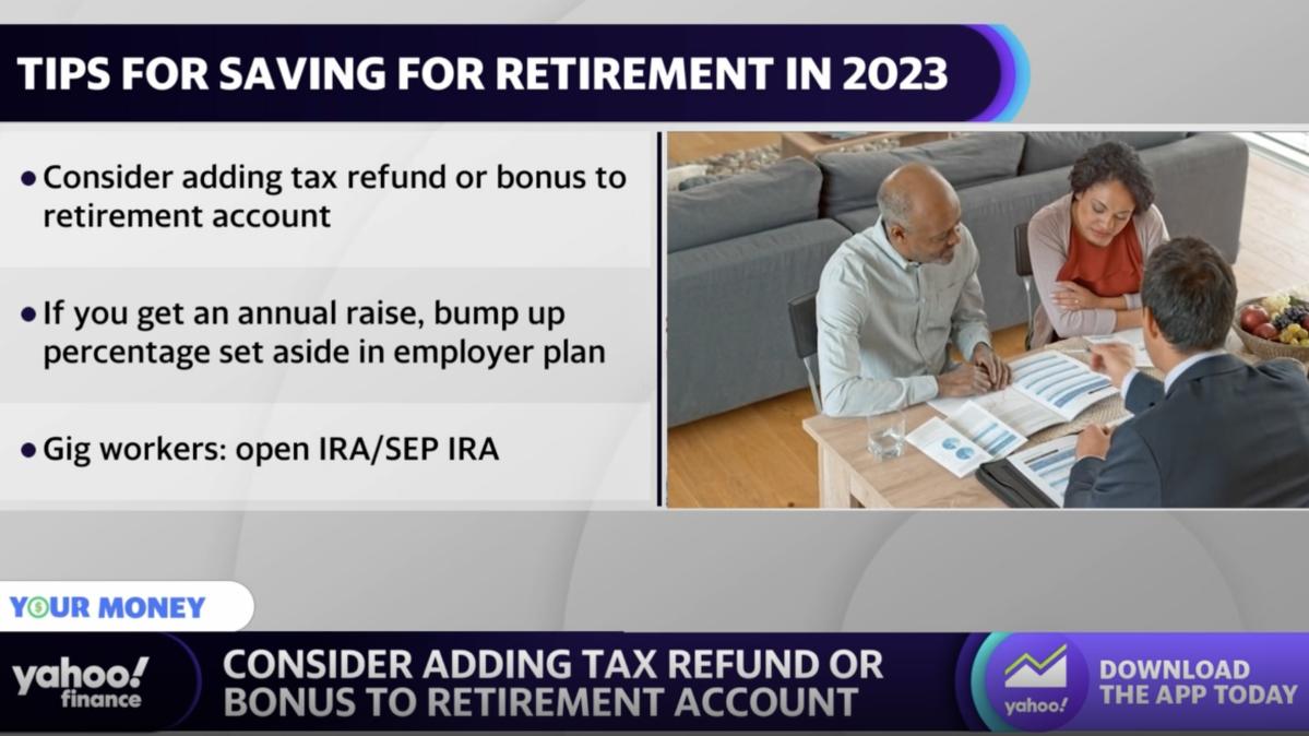 How to add tax refunds, bonuses to retirement savings accounts