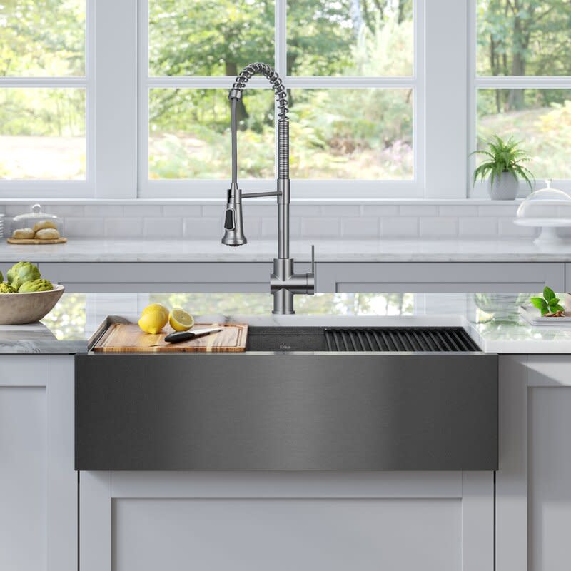 kraus stainless steel sink