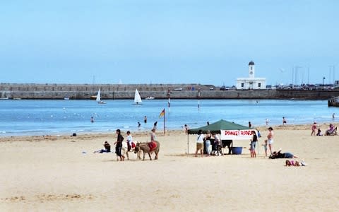 Donkey fun in Margate