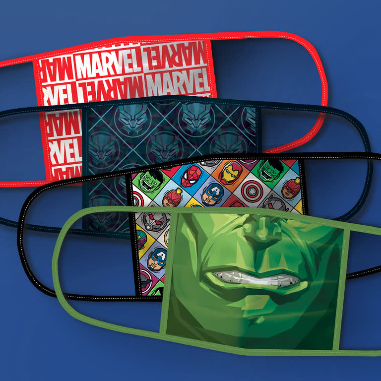 Marvel Cloth Face Masks 4-Pack Set (Photo: Disney Parks, Experiences and Products)