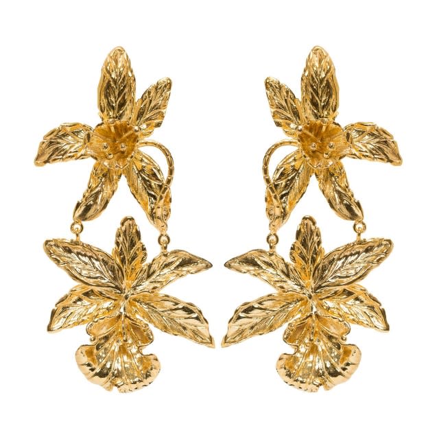 Christie Nicolaides gold earrings