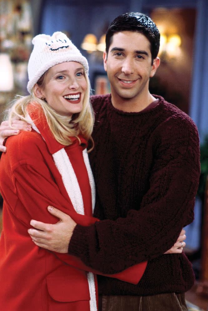 Carol and Ross in <em>Friends</em>