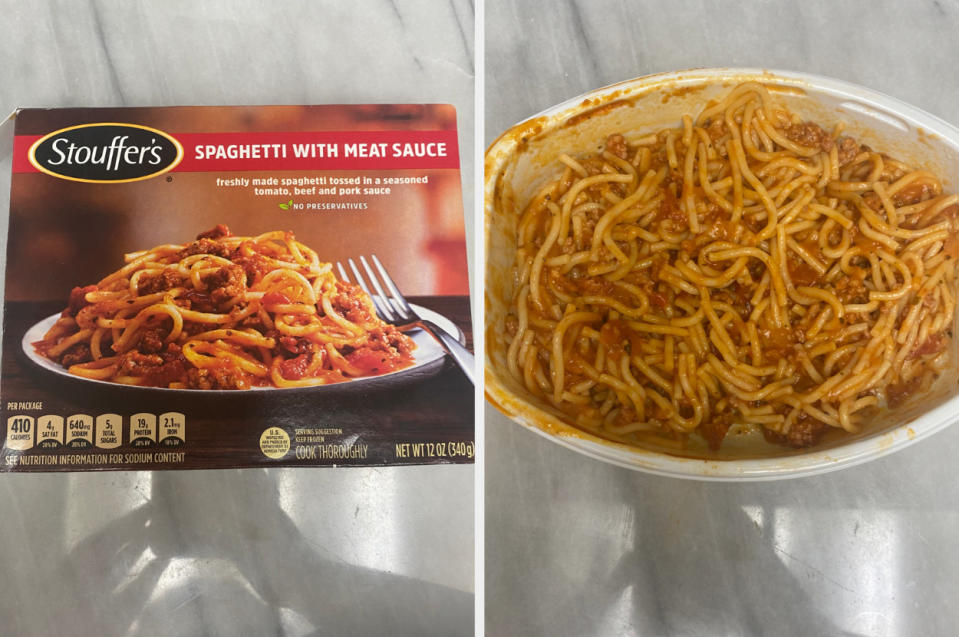 Stouffer's Spaghetti with Meat Sauce