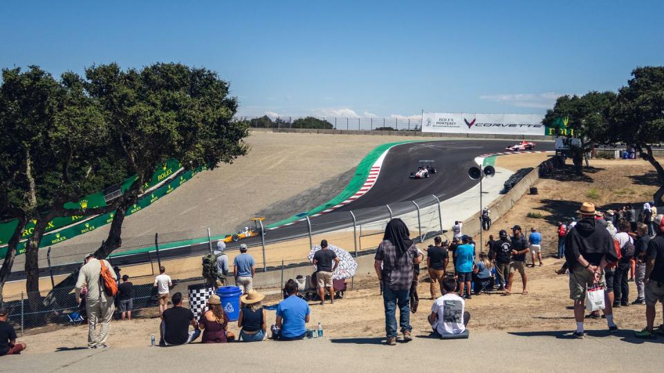 pebble beach cars at laguna seca