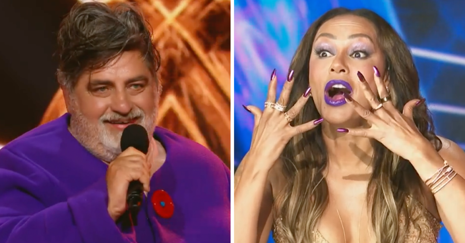 The Masked Singer's Matt Preston and Mel B.