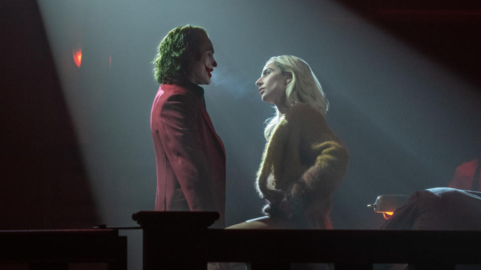 Joker: Folie à Deux stars Joaquin Phoenix and Lady Gaga. (Warner Bros Pictures)