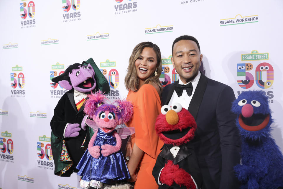 Chrissy Teigen and John Legend (Photo: Bennett Raglin via Getty Images)