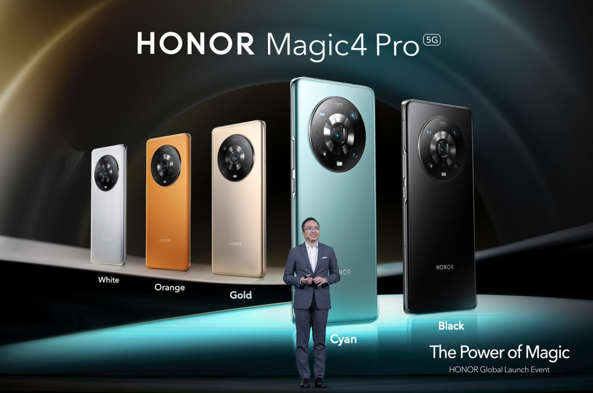 Honor will introduce four Magic 4 smartphones - without Magic 4 Pro +, but  with a compact Honor Magic 4T