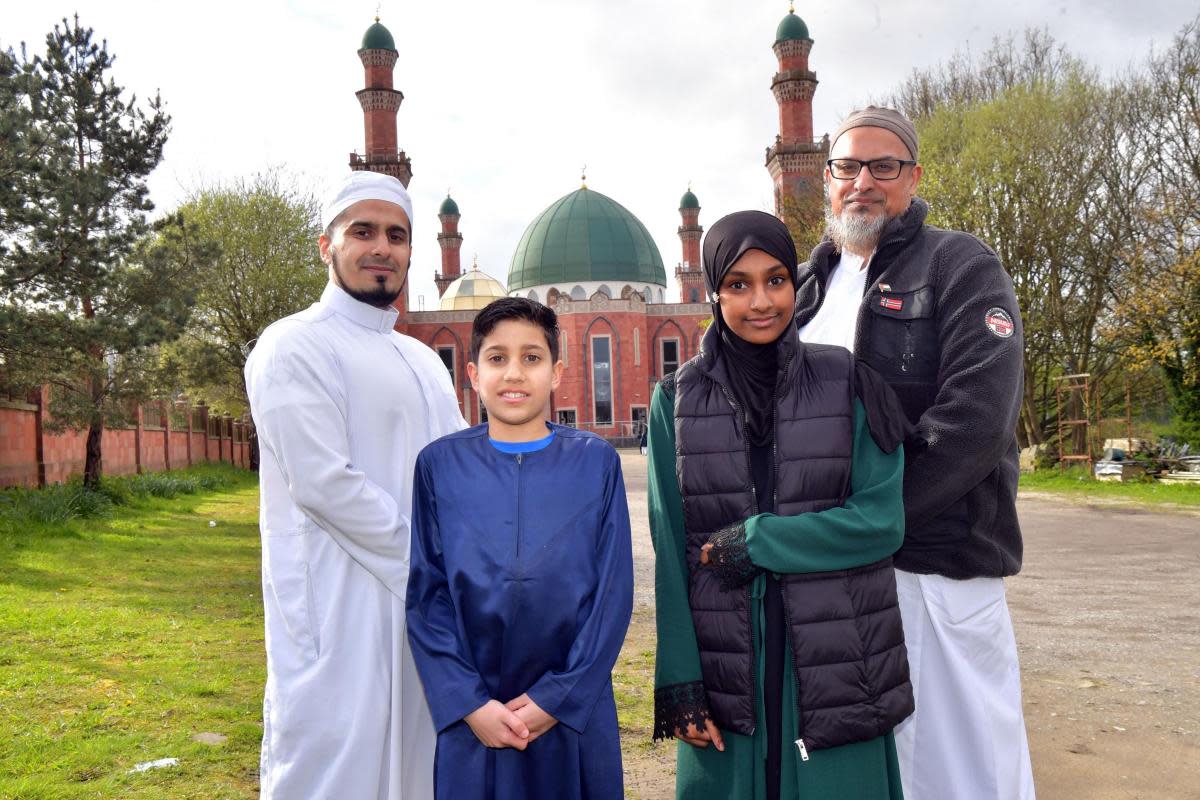 Left to right,  Mohammed Shauaib, Mohammed Ali,  Fathima Sajid, and Asif Iqbal <i>(Image: Newsquest)</i>