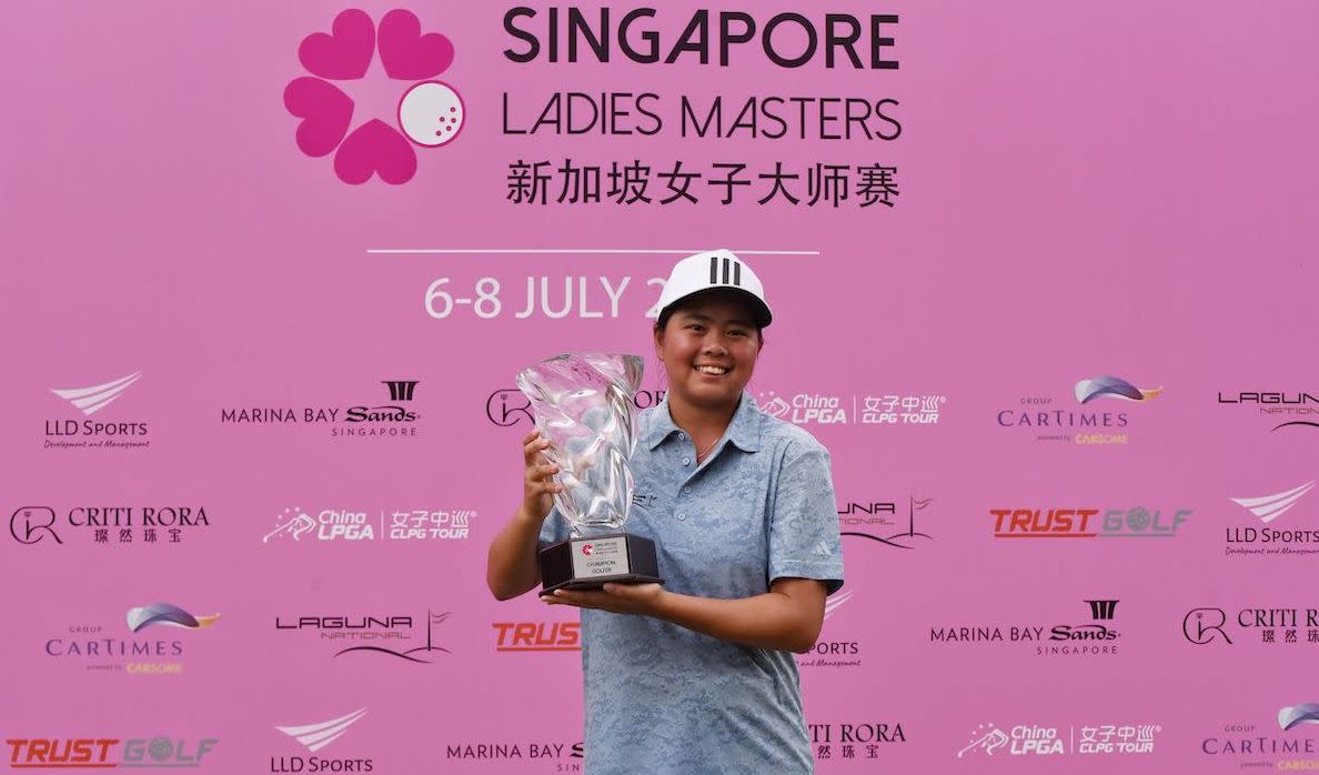 Golfer Shannon Tan wins the inaugural Singapore Ladies Masters. (PHOTO: Singapore Ladies Masters)