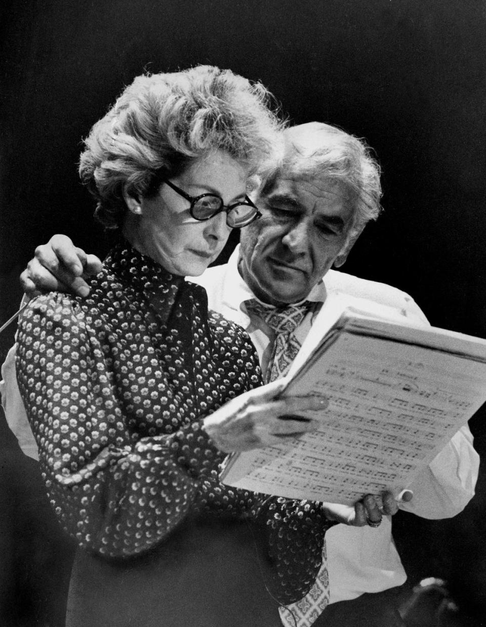 leonard bernstein and his ex wife felicia montealegre rehear
