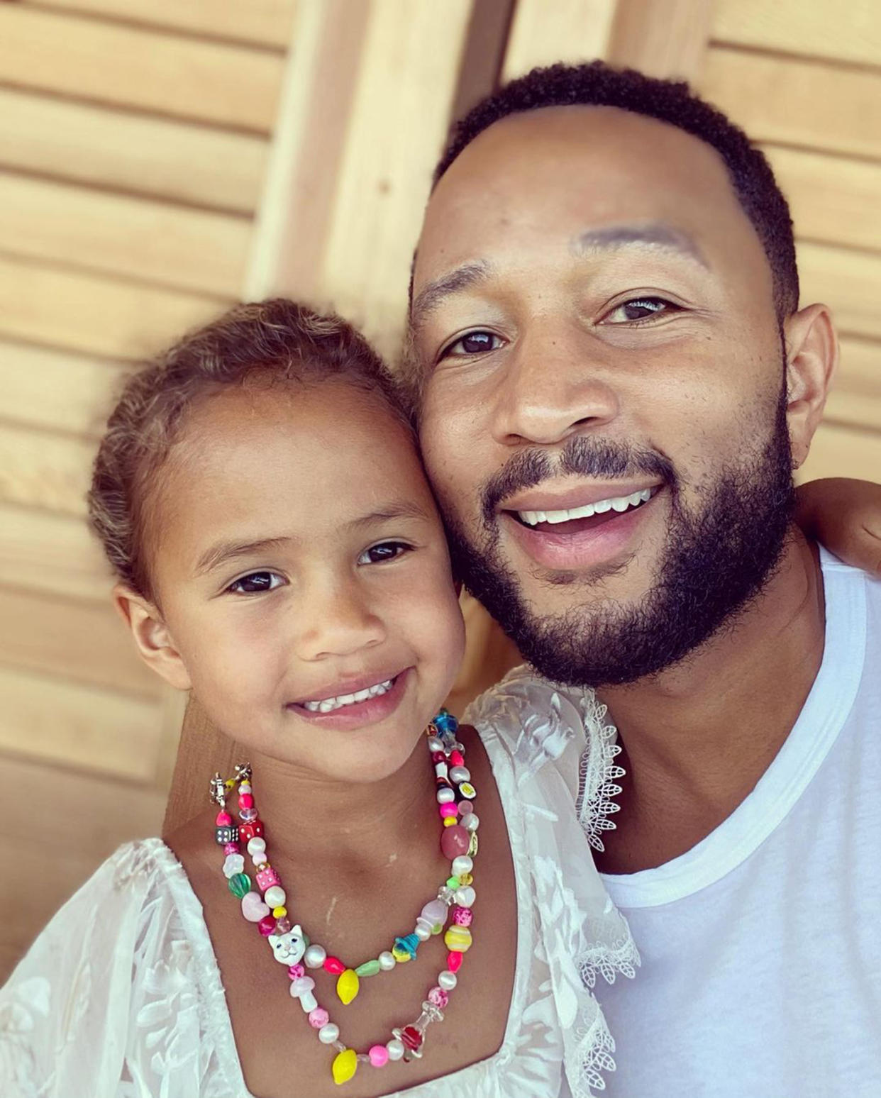 John Legend with his daughter, Luna (johnlegend/Instagram)