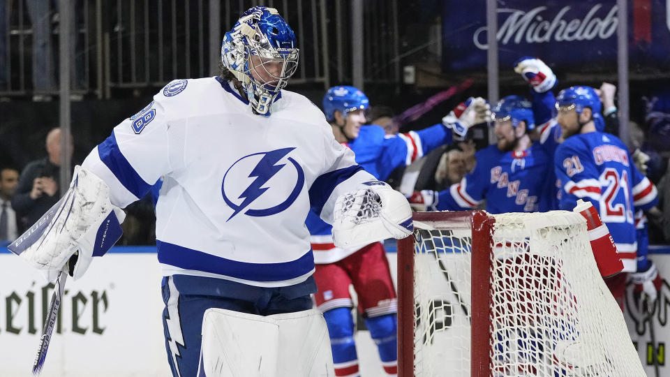 The Tampa Bay Lightning stumbled down the stretch of the regular season, but they have shown before they can flip a switch when the NHL playoffs begin. (AP Photo/Frank Franklin II)