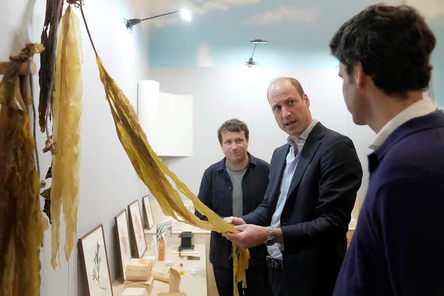 Kin Cheung-WPA Pool/Getty Images Prince William visits 2022 Earthshot Prize Winner Notpla