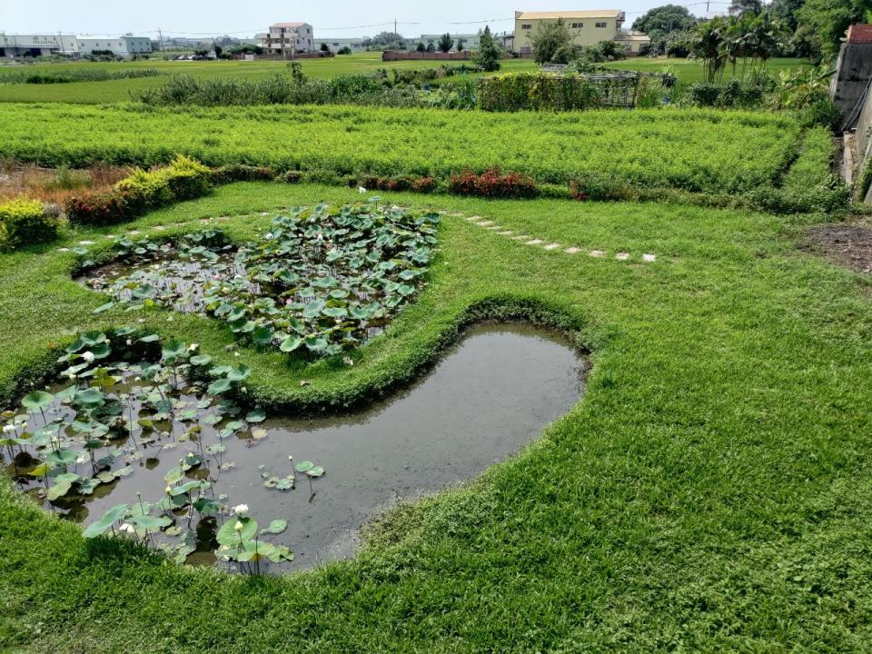 ▲雙心池塘與周邊步道系統經水保局與在地合作改善後成網路熱門打卡秘境。（水保局提供）