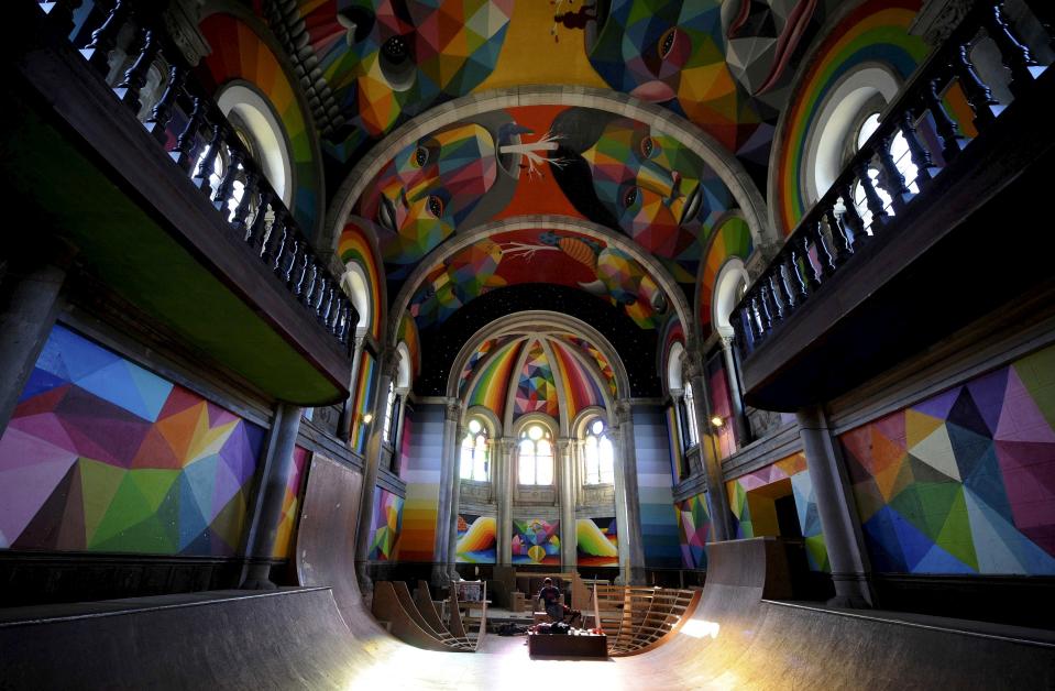 abandoned church skate park