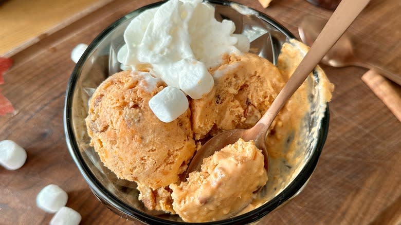 Sweet potato ice cream