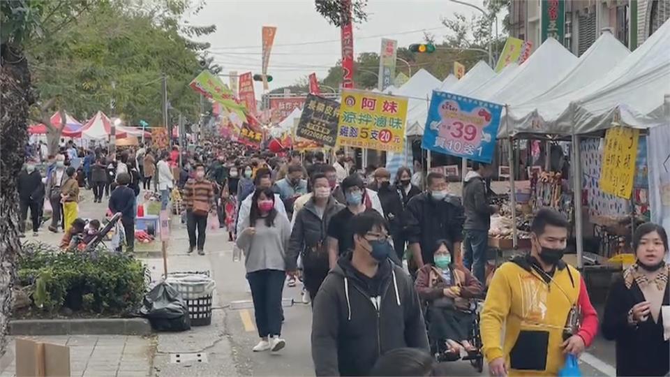 除夕到初五144小時不打烊！　潮州春節市集湧人潮