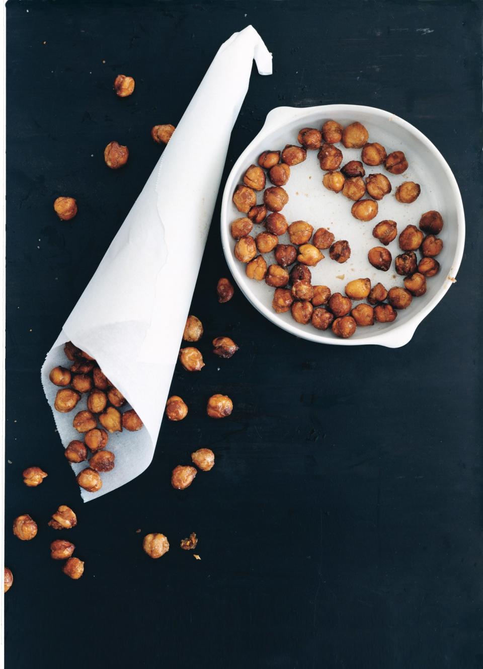 Crispy Cinnamon Garbanzo Beans