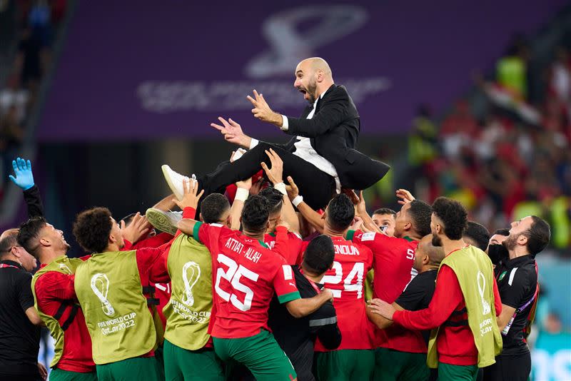 摩洛哥首次闖進世界盃8強。（圖／取自FIFA FB）