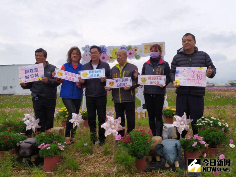 ▲和美鎮2021花漾和美活動，和美鎮公所為活動暖場，連日來強烈寒流一波波的侵襲，使的整體花況受寒害枯萎，令遊客感到與期望的花海有落差。（圖／記者陳雅芳攝，2021.01.11）