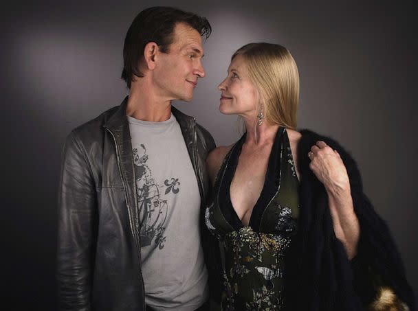 PHOTO: Patrick Swayze and his wife Lisa Niemi pose for a portrait, Nov. 5, 2005, in Hollywood, Calif. (Mark Mainz/Getty Images, FILE)