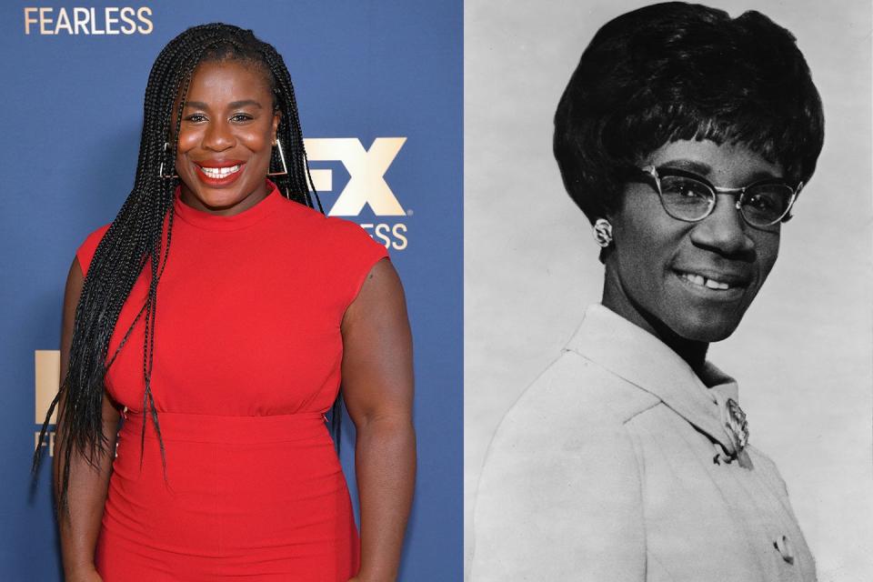 Uzo Aduba and Shirley Chisholm