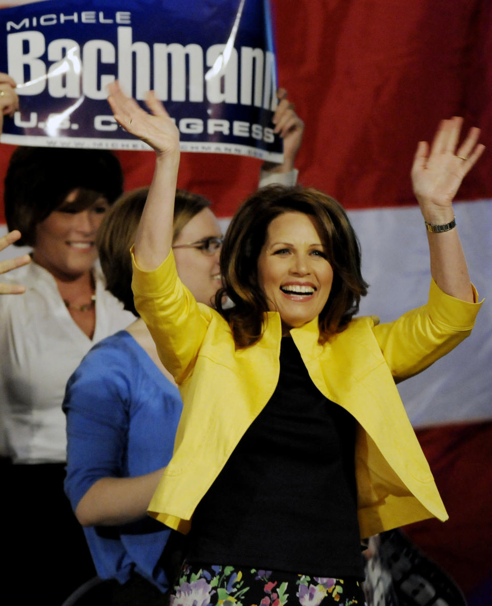 In March 2011, Bill Maher joked about Michele Bachmann's attempt to run for president by attacking her intelligence and religious beliefs. Maher was criticized when Marc Maron appeared on his show and discussed sex between Michele Bachmann and her husband, saying, <a href="http://www.mediaite.com/tv/bill-maher-panel-hits-new-low-with-talk-of-hard-fking-michele-bachmann-and-rick-santorum/">"I hope [he] takes all that rage that comes from repression and denial into the bedroom with her…and I hope he f**ks her angrily, because that’s how I would.”</a>