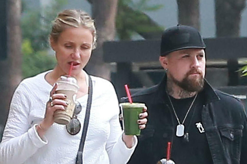 Cameron Diaz y Benji Madden